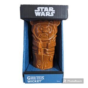 NEW Think Geek Star Wars Geeki Tikis Wicket 16oz Mug